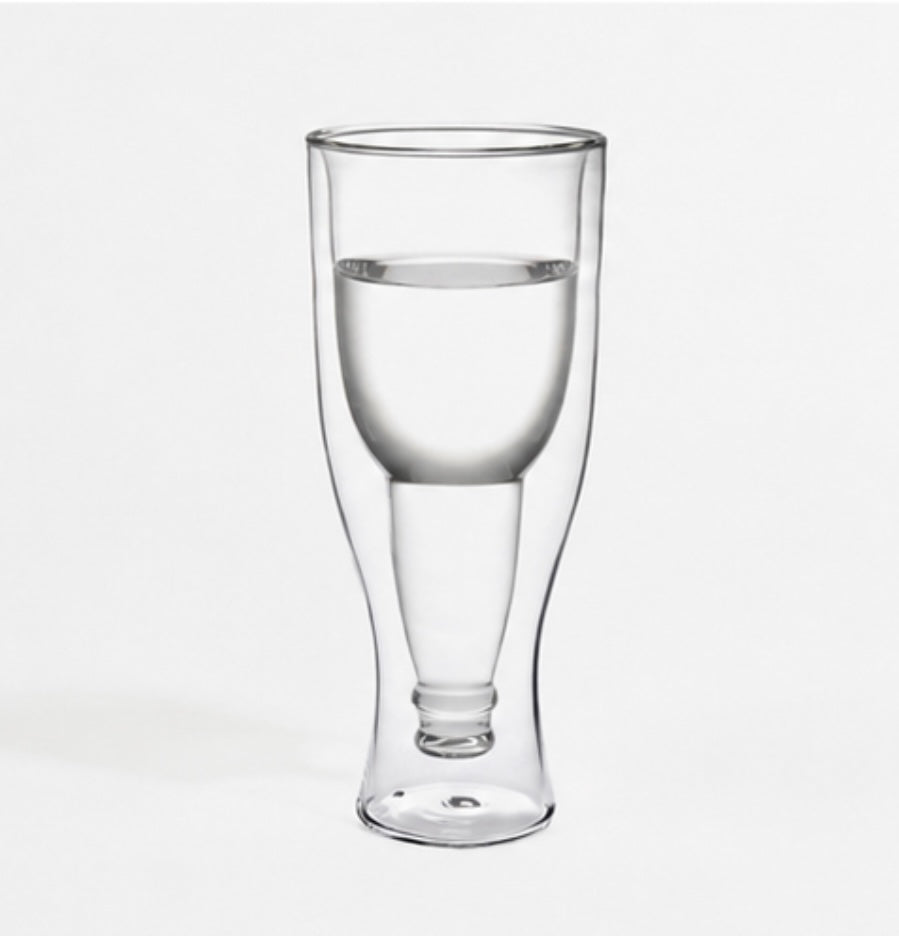 Double Layered Bottle Glass