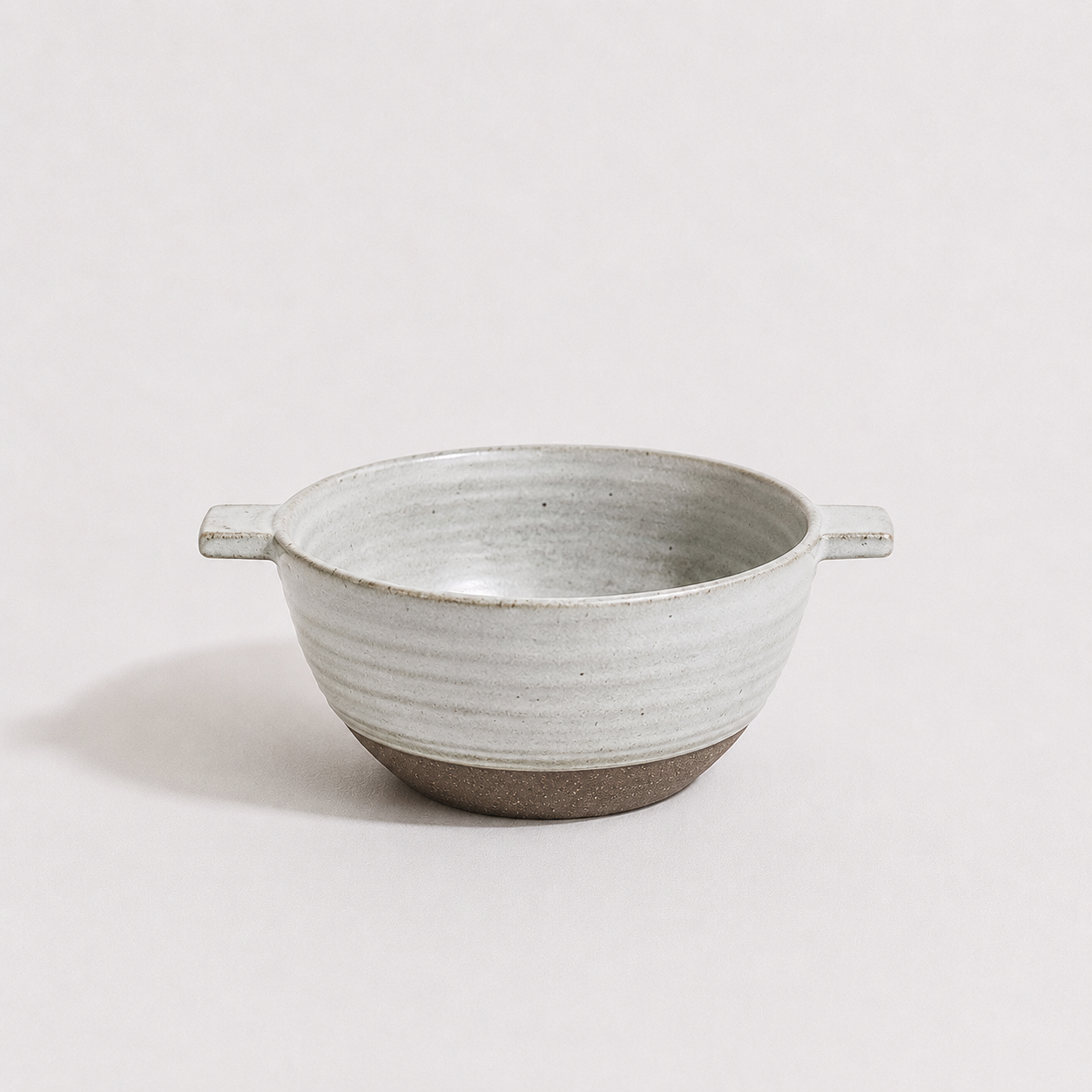 Japanese Stoneware Amphora Bowl