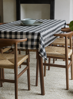 Woven Gingham Tablecloth
