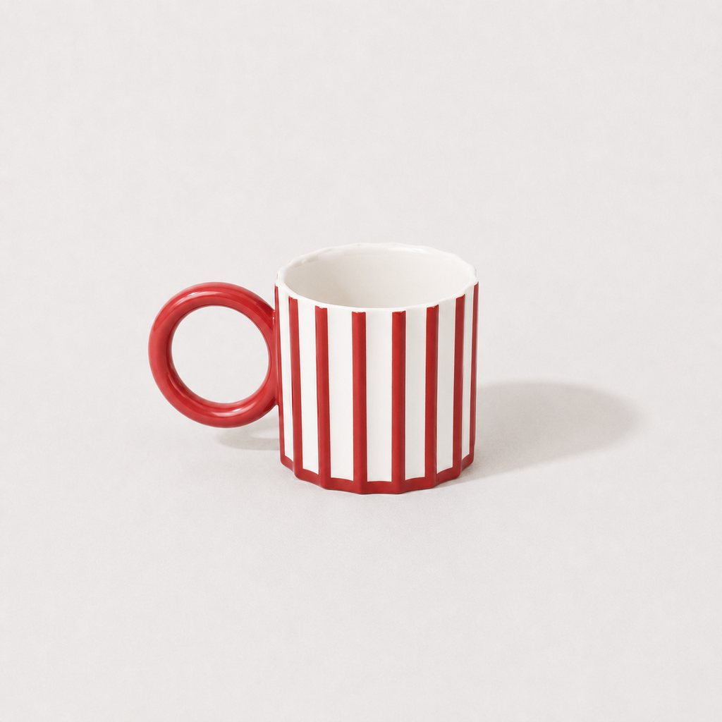 Ceramic Striped Mug